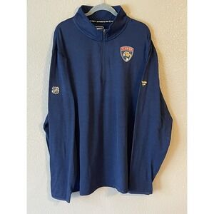 Men's 3XL‎ NWOT Florida Panthers NHL Fanatics Authentic Pro Rink 1/4 Zip Jacket